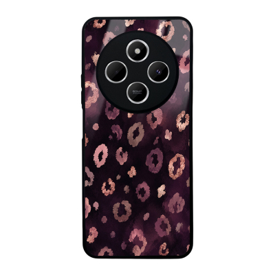 Xiaomi Redmi 14C 4G Case with Camera Protection, Patterned Zore Lusi Cover Pembe Leopar