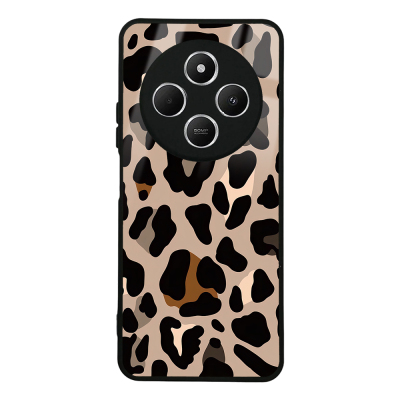 Xiaomi Redmi 14C 4G Kılıf Kamera Korumalı Desenli Zore Lusi Kapak Leopar