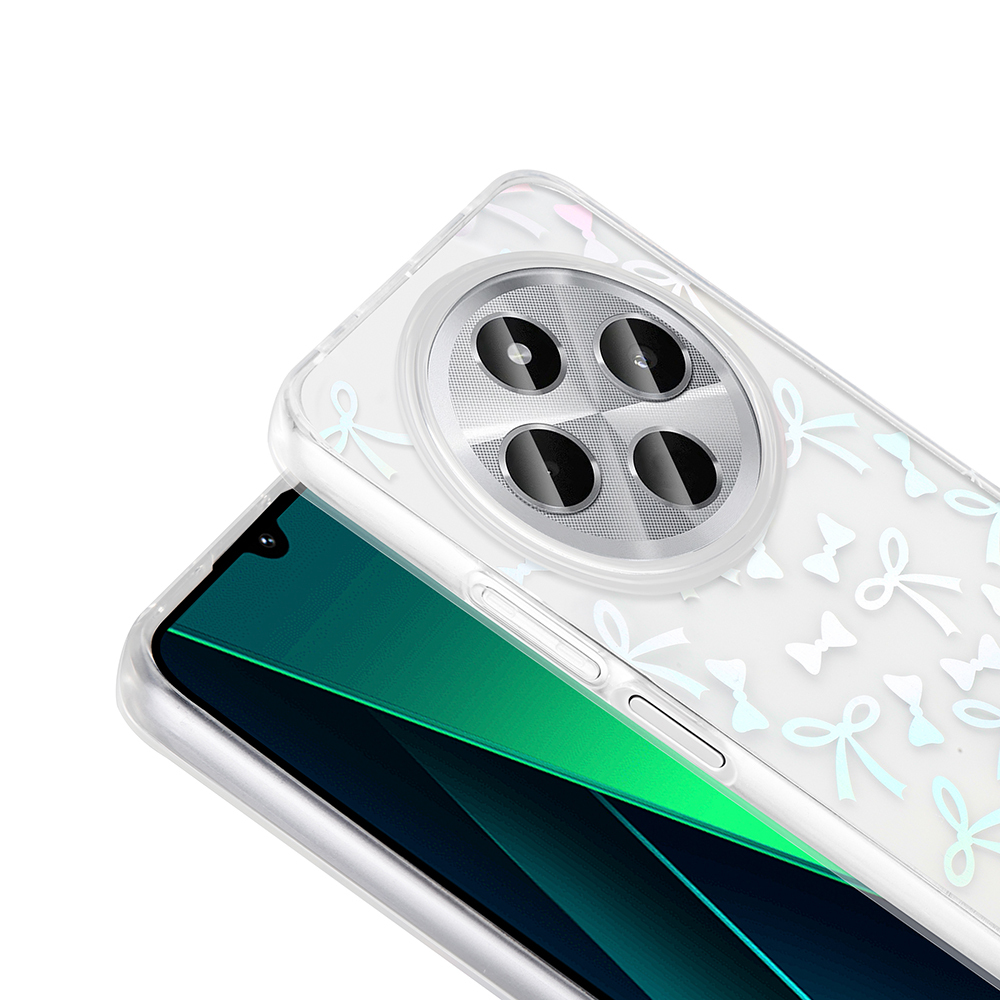 Xiaomi Redmi 14C 4G Kılıf Şeffaf Figürlü Zore Folk Sert Kapak - 16
