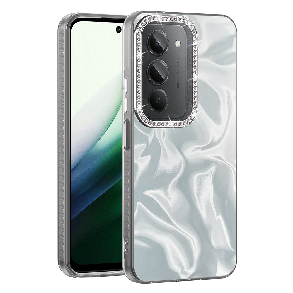 Xiaomi Redmi 15 Case with Airbag, Shiny Stone Detail Design, Zore Esila Cover - 5