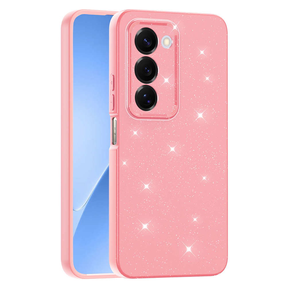 Xiaomi Redmi 15 Case with Camera Protection, Glittery Luxury Zore Cotton Cover - 1