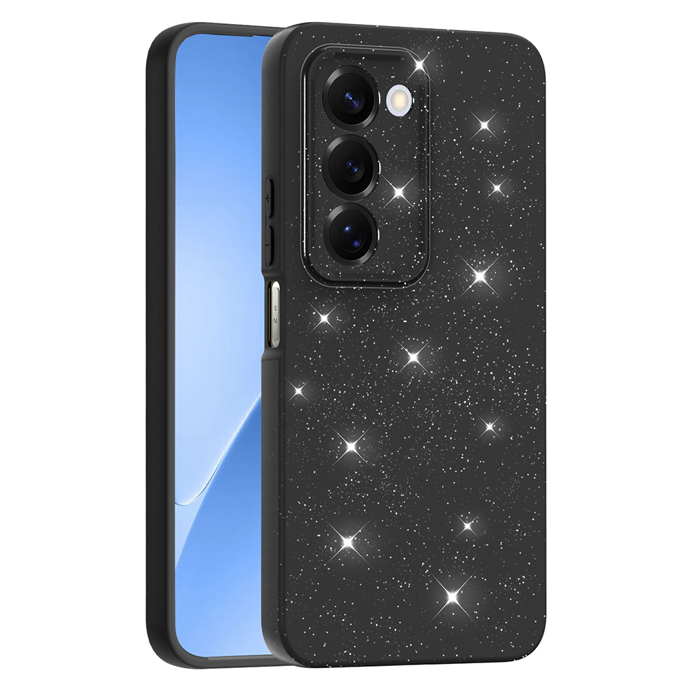 Xiaomi Redmi 15 Case with Camera Protection, Glittery Luxury Zore Cotton Cover - 5