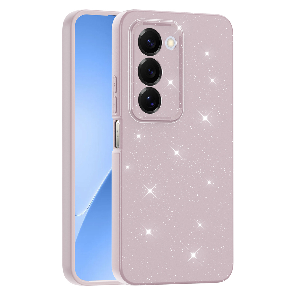 Xiaomi Redmi 15 Case with Camera Protection, Glittery Luxury Zore Cotton Cover - 4