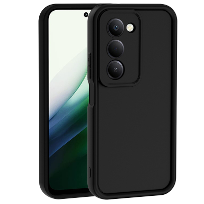 Xiaomi Redmi 15 Case with Camera Protection Zore Ananas Cover Black