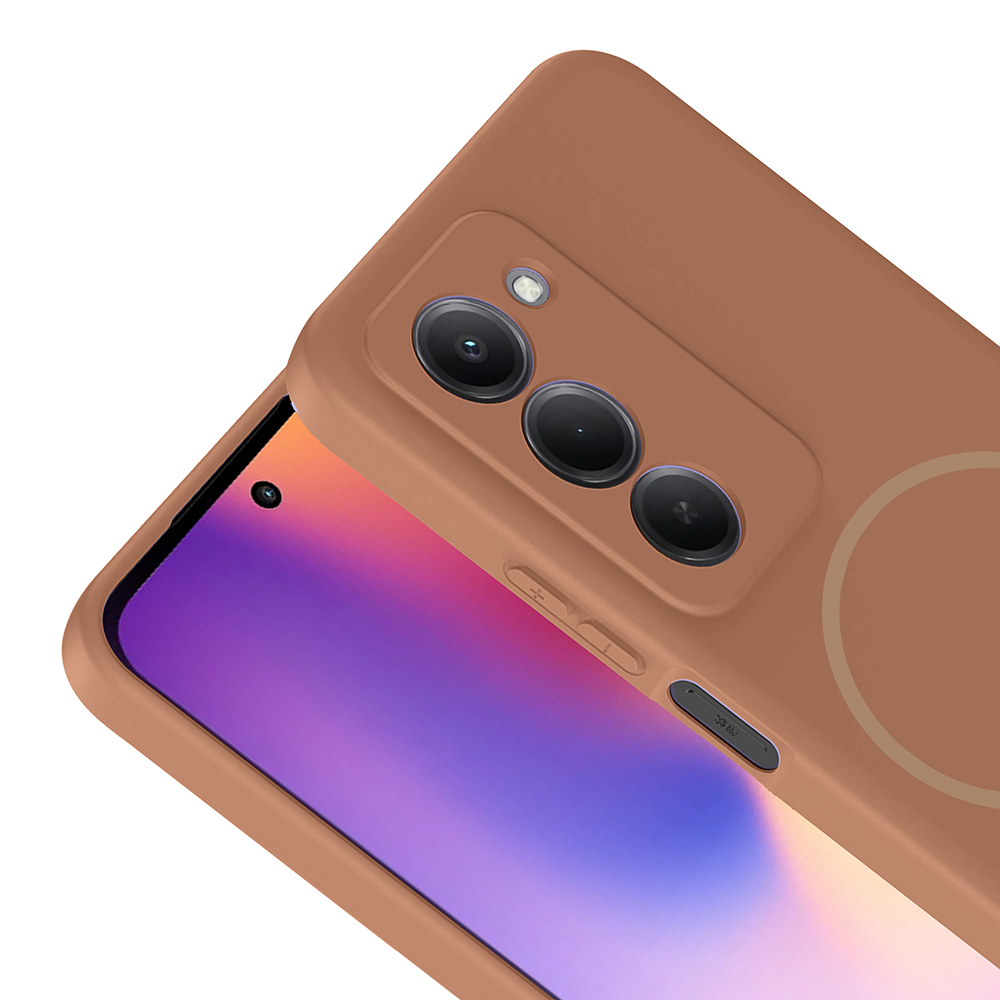 Xiaomi Redmi 15 Case Zore Meta Cover with M-safe Charging Feature - 17