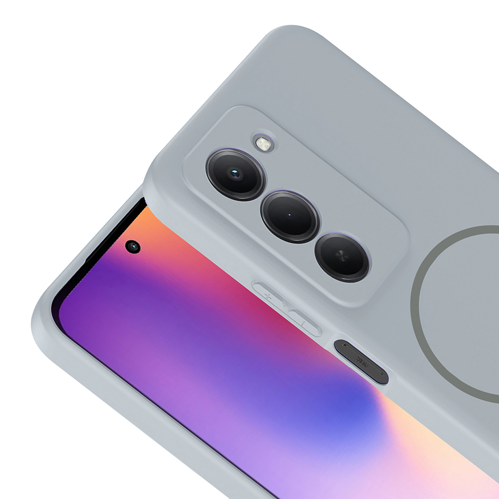 Xiaomi Redmi 15 Case Zore Meta Cover with M-safe Charging Feature - 21