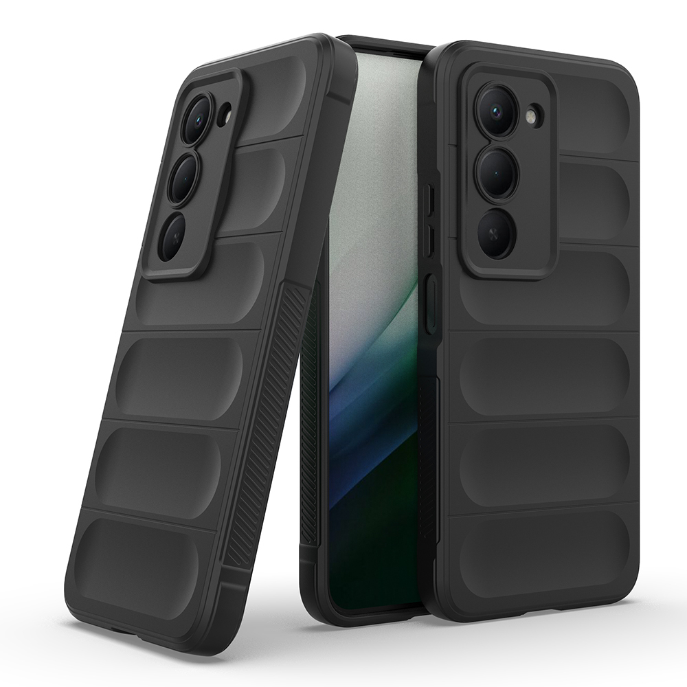 Xiaomi Redmi 15 Kılıf Esnek TPU Oyuklu Arka Yüzey Tasarımlı Zore Etnik Silikon Kapak - 17