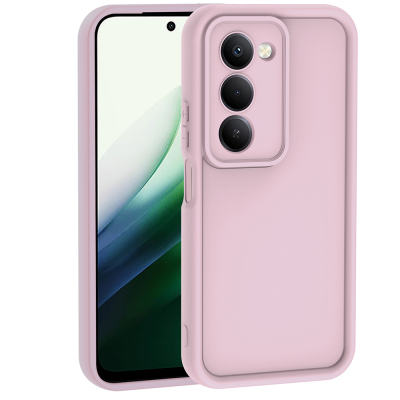 Xiaomi Redmi 15 Kılıf Kamera Korumalı Zore Ananas Kapak Pembe