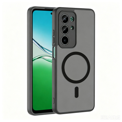 Xiaomi Redmi 15 Kılıf M-safe Şarj Özellikli Zore Babet Kapak Siyah