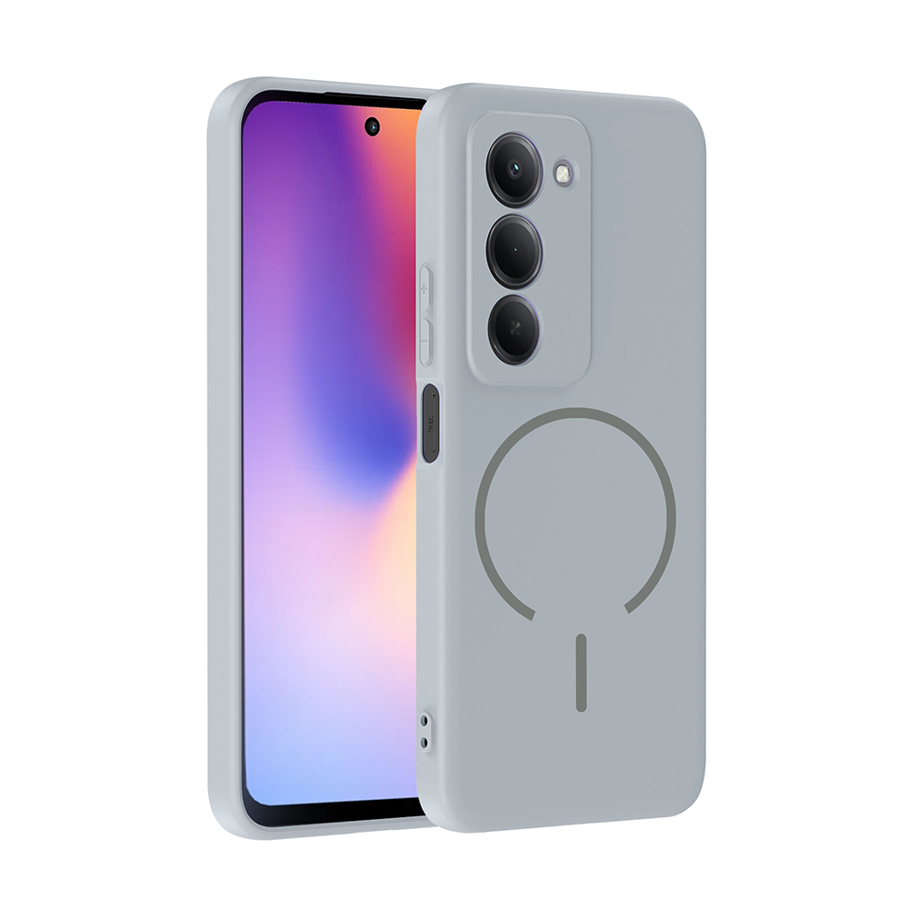 Xiaomi Redmi 15 Kılıf M-safe Şarj Özellikli Zore Meta Kapak - 4