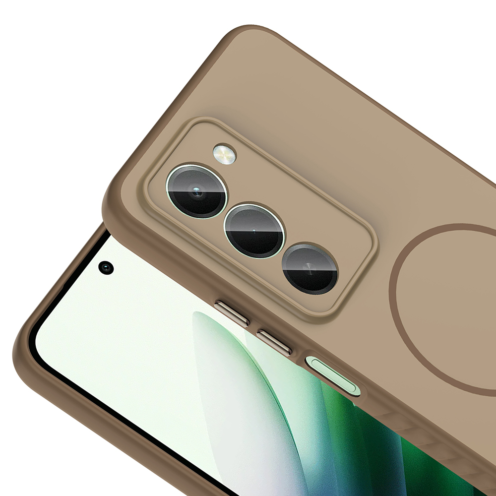 Xiaomi Redmi 15 Kılıf M-safe Şarj Özellikli Zore Tea Kapak - 10