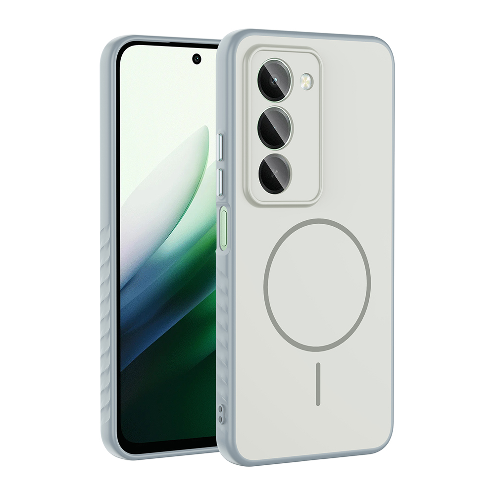 Xiaomi Redmi 15 Kılıf M-safe Şarj Özellikli Zore Tea Kapak - 3