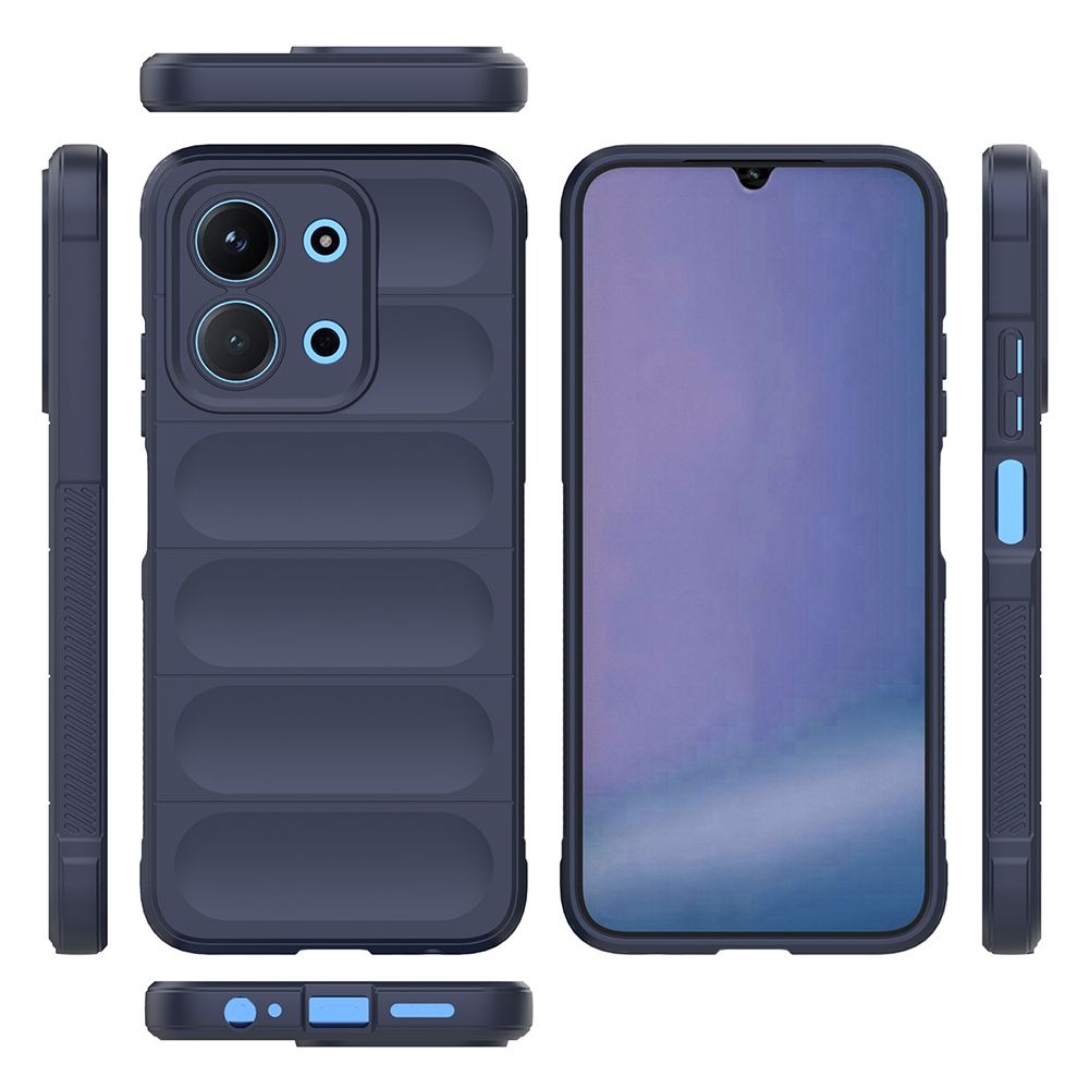 Xiaomi Redmi 15C 4G Case Flexible TPU Hollow Back Surface Design Zore Ethnic Silicone Cover - 26