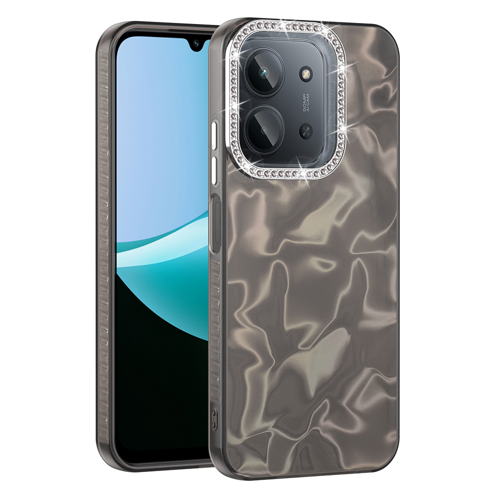 Xiaomi Redmi 15C Case with Airbag, Glossy Stone Detail Design, Zore Esila Cover - 5