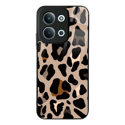 Xiaomi Redmi 15C Case with Camera Protector, Patterned Zore Lusi Cover Leopar