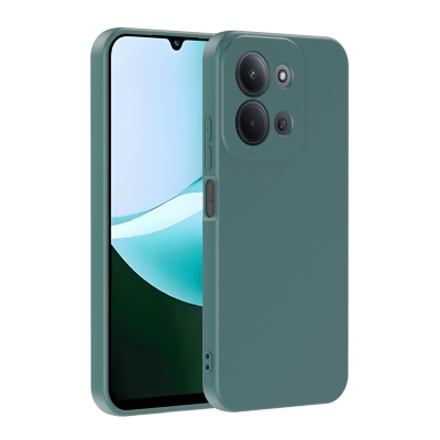 Xiaomi Redmi 15C Case Zore Mara Launch Cover Dark Green