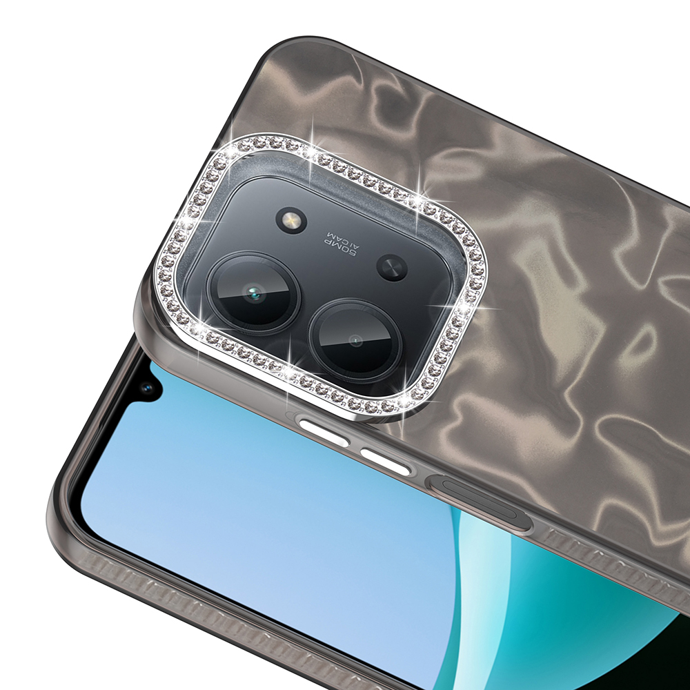 Xiaomi Redmi 15C Kılıf Airbagli Parlak Taş Detay Tasarımlı Zore Esila Kapak - 7