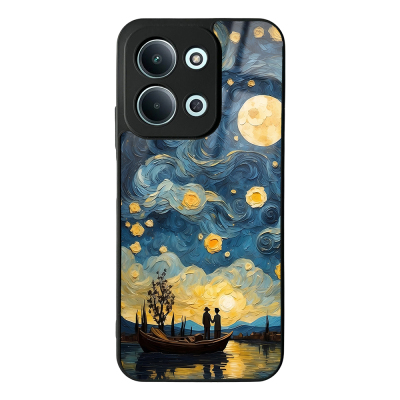 Xiaomi Redmi 15C Kılıf Kamera Korumalı Desenli Zore Lusi Kapak Kayık