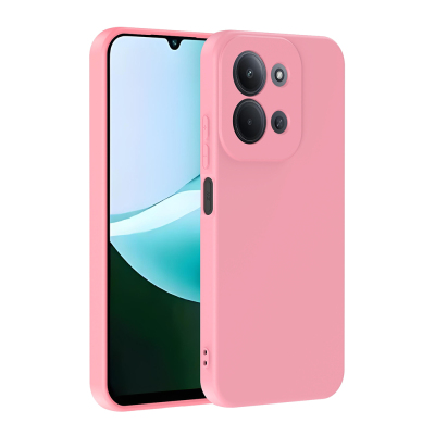 Xiaomi Redmi 15C Kılıf Zore Mara Lansman Kapak Açık Pembe