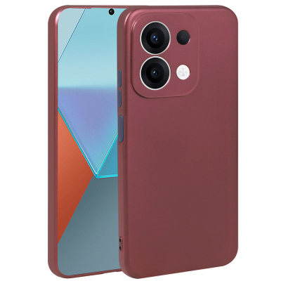 Xiaomi Redmi 15C Kılıf Zore Premier Silikon Kapak Mürdüm