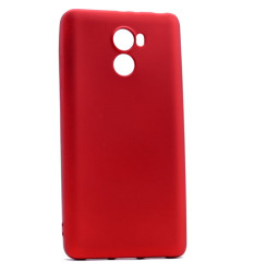 Xiaomi Redmi 4 Kılıf Zore Premier Silikon Kapak Kırmızı