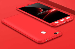 Xiaomi Redmi 4x Kılıf Zore Ays Kapak Kırmızı