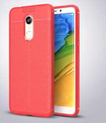 Xiaomi Redmi 5 Kılıf Zore Niss Silikon Kapak Kırmızı