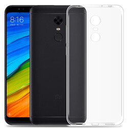 Xiaomi Redmi 5 Plus Case Zore Süper Silikon Cover Colorless