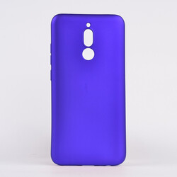 Xiaomi Redmi 8 Case Zore Premier Silicon Cover Saks Blue