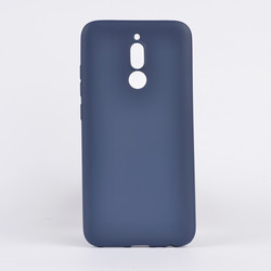Xiaomi Redmi 8 Case Zore Premier Silicon Cover Navy blue