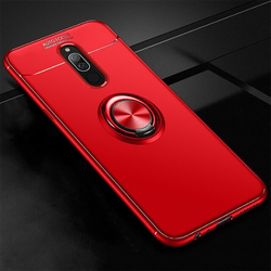 Xiaomi Redmi 8 Kılıf Zore Ravel Silikon Kapak Kırmızı