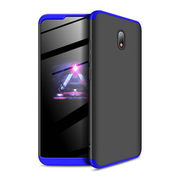 Xiaomi Redmi 8A Case Zore Ays Cover Black-Blue