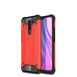 Xiaomi Redmi 9 Case Zore Crash Silicon Cover Red
