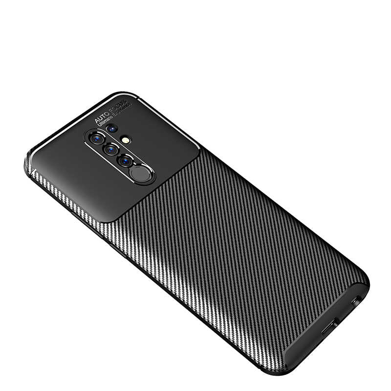Xiaomi Redmi 9 Case Zore Negro Silicon Cover - 3