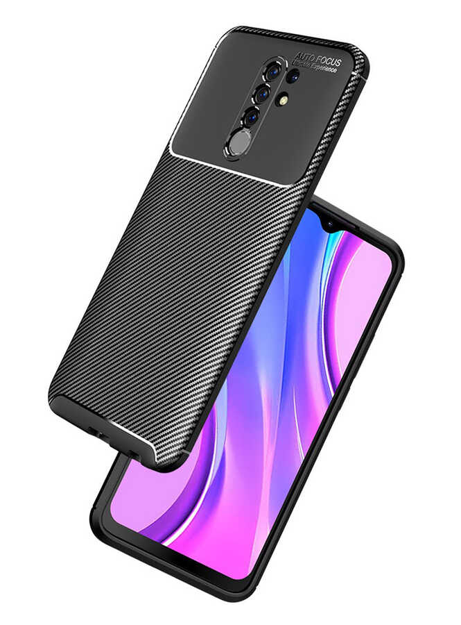Xiaomi Redmi 9 Case Zore Negro Silicon Cover - 2