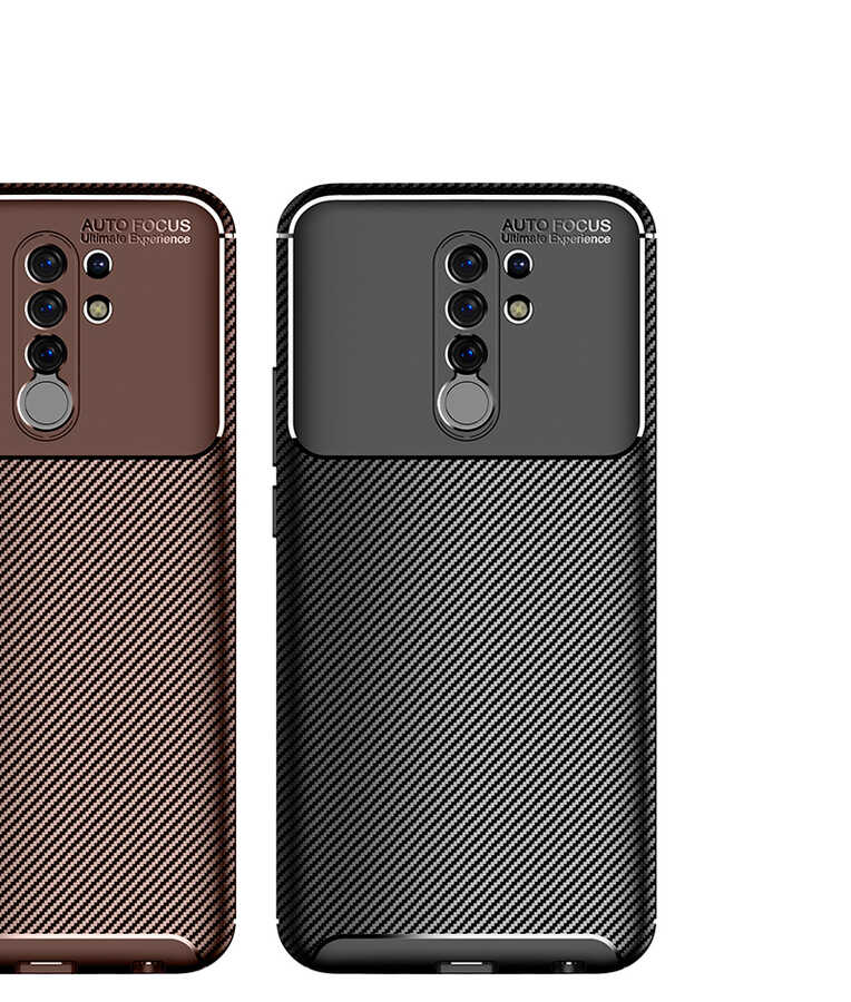 Xiaomi Redmi 9 Case Zore Negro Silicon Cover - 4