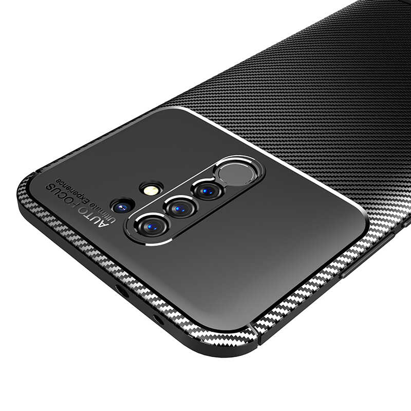 Xiaomi Redmi 9 Case Zore Negro Silicon Cover - 11