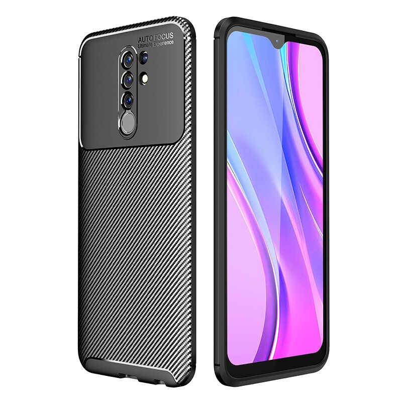 Xiaomi Redmi 9 Case Zore Negro Silicon Cover - 16