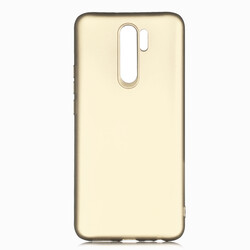 Xiaomi Redmi 9 Case Zore Premier Silicon Cover Gold