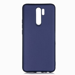 Xiaomi Redmi 9 Case Zore Premier Silicon Cover Navy blue