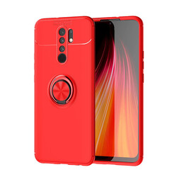 Xiaomi Redmi 9 Case Zore Ravel Silicon Cover Red