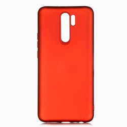Xiaomi Redmi 9 Kılıf Zore Premier Silikon Kapak Kırmızı