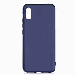 Xiaomi Redmi 9A Case Zore Premier Silicon Cover Navy blue