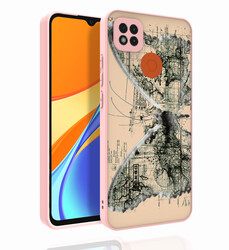 Xiaomi Redmi 9C Case Patterned Camera Protection Glossy Zore Nora Cover NO4