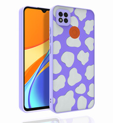 Xiaomi Redmi 9C Case Patterned Camera Protection Glossy Zore Nora Cover NO6