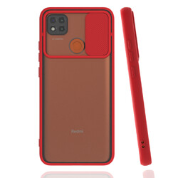 Xiaomi Redmi 9C Case Zore Lensi Cover Red
