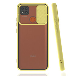 Xiaomi Redmi 9C Case Zore Lensi Cover Yellow