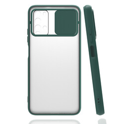 Xiaomi Redmi 9T Case Zore Lensi Cover Dark Green