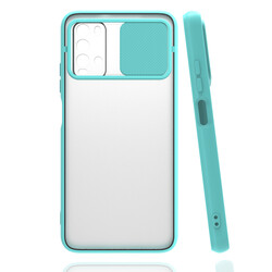 Xiaomi Redmi 9T Case Zore Lensi Cover Turquoise