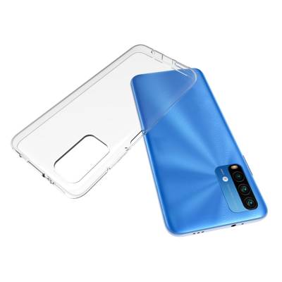 Xiaomi Redmi 9T Case Zore Super Silicone Cover Colorless